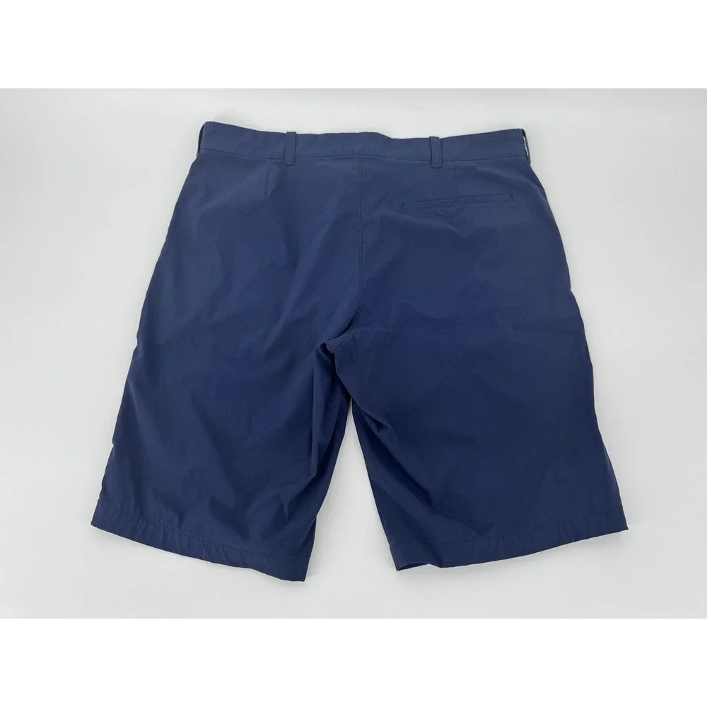 J.Crew Flex Rivington Navy Blue Tech Shorts Mens 33  Performance Golf Summer